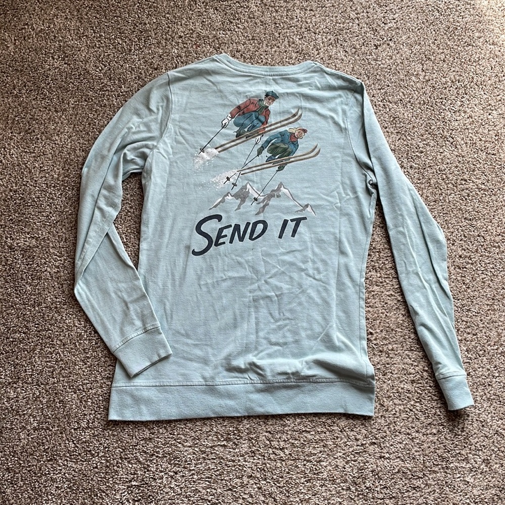 Womens north face “send it” shirt